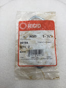 Rigid/Halex 96194 1 1/4" Conduit Locknuts - Pack of 2