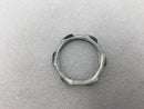 Unbranded/Mixed Brands 1 1/4" Conduit Zinc Plated Steel Locknuts - Pack of 5
