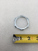 Unbranded/Mixed Brands 1 1/4" Conduit Zinc Plated Steel Locknuts - Pack of 10