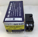 Square D QO240 40 Amp 2 Pole 120/240V Type QO Circuit Breaker - Black Face