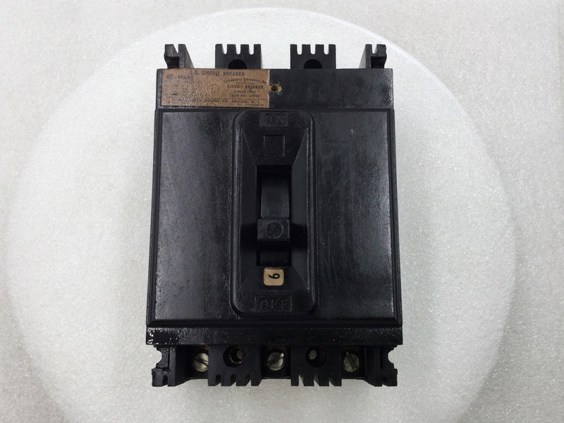 Federal Pacific NE231100 100 Amp 3 Pole 120/240V Circuit Breaker - Cosmetic Flaw