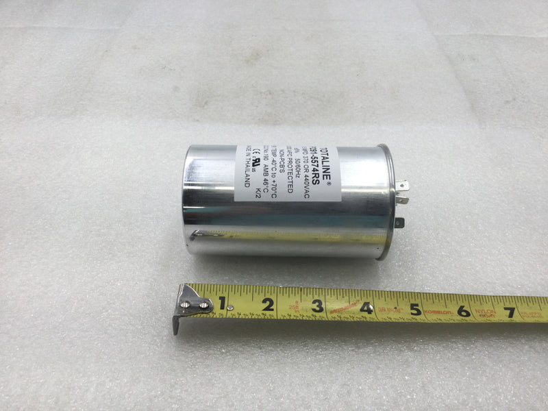 Totaline P291-5574RS 55+7.5 MFD +/- 5% 370/440 VAC 50/60Hz Round Capacitor