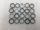 Unbranded/Mixed Brands 1/2" Conduit Zinc Plated Steel Locknuts - Pack of 20