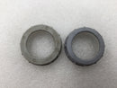 Unbranded/Mixed Brands 1 1/4" Plastic Threaded Electrical Bushing (Lot of 2)