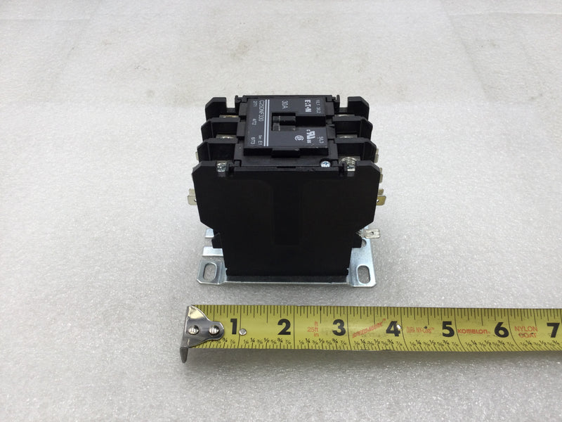 Eaton C25DNF330 Definite Purpose Contactor 30 Amp 3 Pole 115-575V w/120 VAC Coil