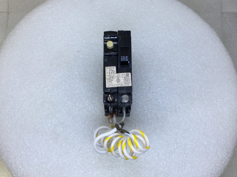 ITE QF1-B015 15 Amp 1 Pole 120V Circuit Breaker w/ GFCI