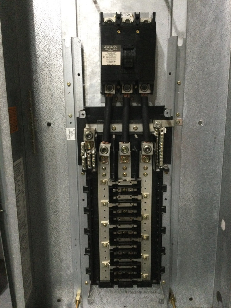 Square D NQODQ2 225 Amp Panelboard 240V Main Breaker 3 Phase 4 Wire 44" x 20" MHC44S