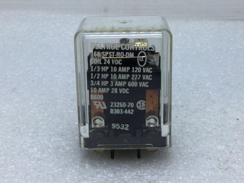 Deltrol Controls 23260-70 Power Relay 166 Series SPST-NO-DM 10 Amp 120V