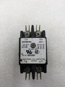Siemens 45EG20AF 30 Amp 2 Pole 277-600V Definite Purpose Contactor w/120V Coil
