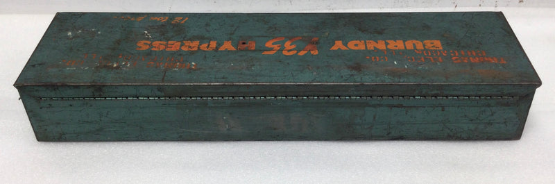 Burndy Y35 Hypress Cable Crimper 12 Ton Press 24 3/4" x 7 1/2"