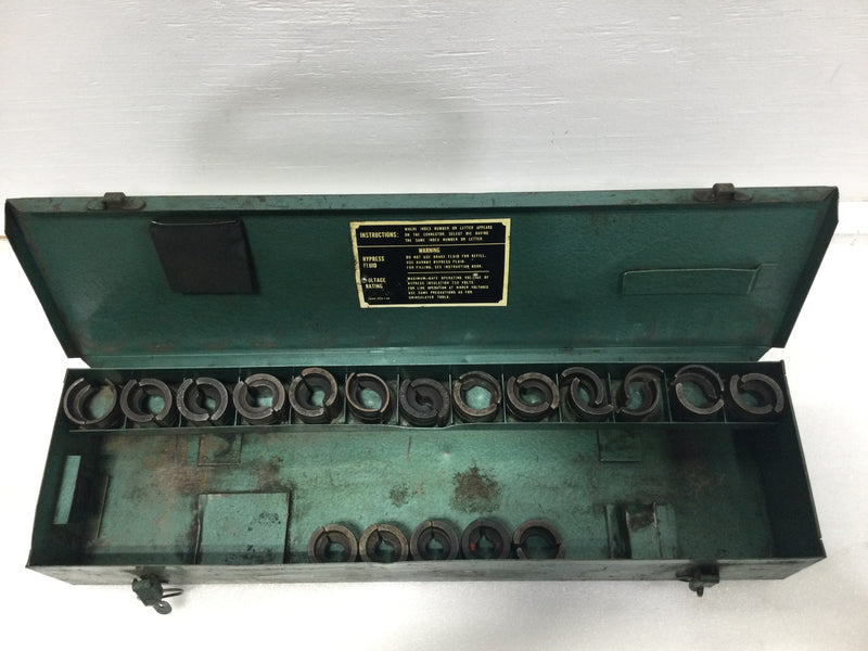 Burndy Y35 Hypress Cable Crimper 12 Ton Press 24 3/4" x 7 1/2"