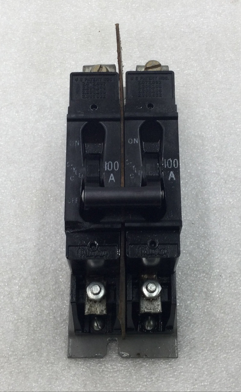 Murray 100 Amp 1 Pole 120/240V Style C Main Circuit Breaker