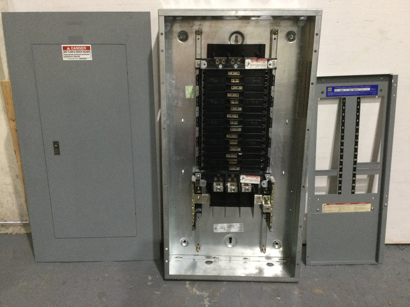 Square D NF430L2C Complete Panelboard 250 Amp MLO 600Y/347V 3 Phase 4 Wire MH38 Enclosure NC38S Cover