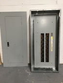 GE General Electric AQF3422MTX AXS5B4 Panel Board, 225A, 120/208V Main Lug 3P 4W 42 Circuits AQF 43" x 20"