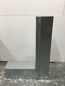 Wire Trough, Wireway Steel L Channel - 48" x 34" x 10" -