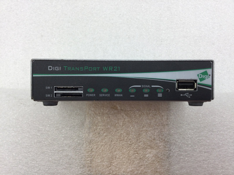Digi Transport WR21-U82B-DB1-SU Cellular Ethernet Modem/3G/4G Wireless Router