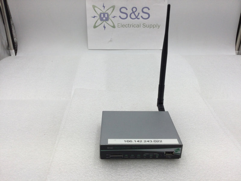 Digi Transport WR21-U82B-DB1-SU Cellular Ethernet Modem/3G/4G Wireless Router