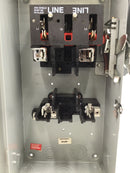 General Electric TH3223 100 Amp 2 Pole 1PH 3W 120/240V Fusible HD Safety Switch