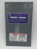 Square D HomeLine HOM2-4L70F 70 Amp 120/240V Deadfront 2-Spaces 4-Circuits Series 002 10 3/4" x 6 1/8"