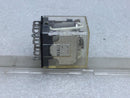Omron LY3 10 Amp 110V Double-Pole Double Throw Relay 11-Blades