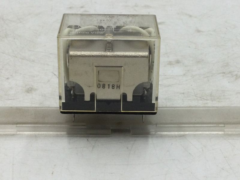 Omron LY4 10 Amp 110V Double-Pole Double Throw Relay 14-Blades
