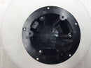 Lew Electric PBR1 Round Plastic Floor Box w/Duplex Receptacle and Aluminum Cover