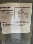 Suraielec UPIB50B01 50 Amp 120/240VAC Nema 3R Rainproof Power Inlet Box