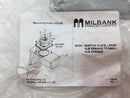 Milbank S8324 Hub Adapter Large Hub to Small Hub Opening Painted Steel 5"X5"