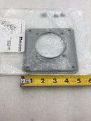 Milbank S8324 Hub Adapter Large Hub to Small Hub Opening Painted Steel 5"X5"
