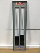 GE NLAB Style 5 100 Amp 42 Space 120/208V 3 Phase Load Center Guts Only 10"X31"
