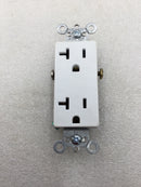 Legrand 26342-W 20 Amp 125 VAC Specification Grade Duplex Receptacle White