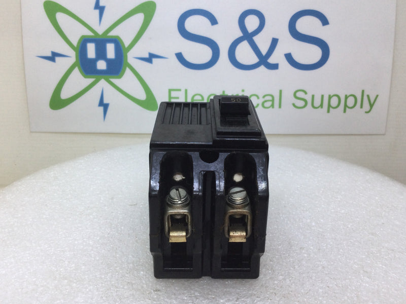 GE General Electric TQ22050 50 Amp 2 Pole 120/240V Circuit Breaker