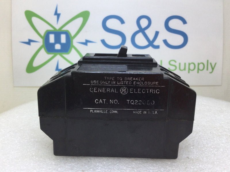 GE General Electric TQ22050 50 Amp 2 Pole 120/240V Circuit Breaker