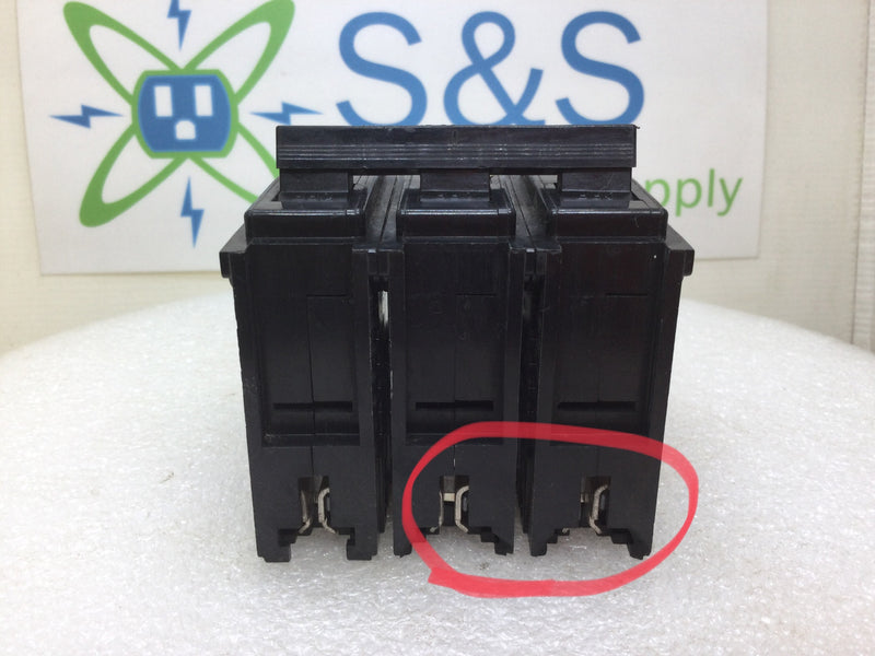 Challenger C315 15 Amp 3 Pole 120/240V Circuit Breaker - Cosmetic Flaw
