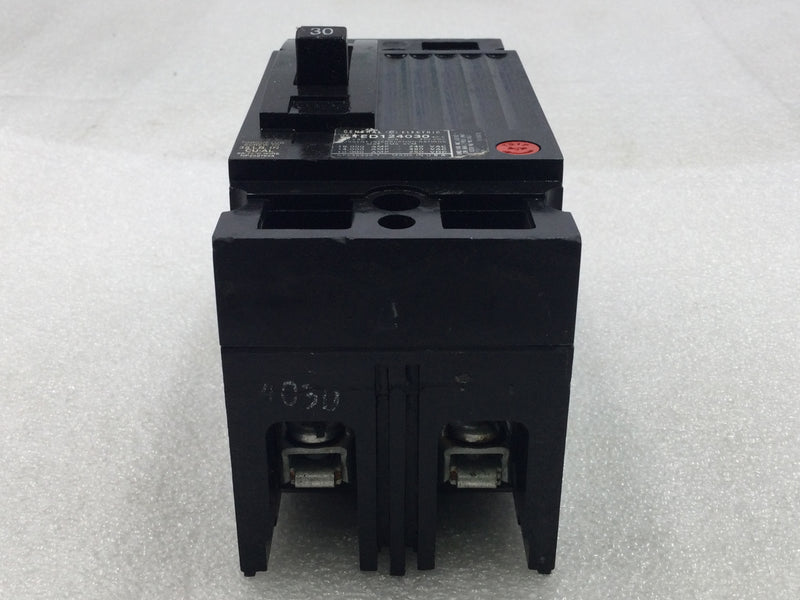 GE General Electric TED124030 30 Amp 2 Pole 480V Circuit Breaker