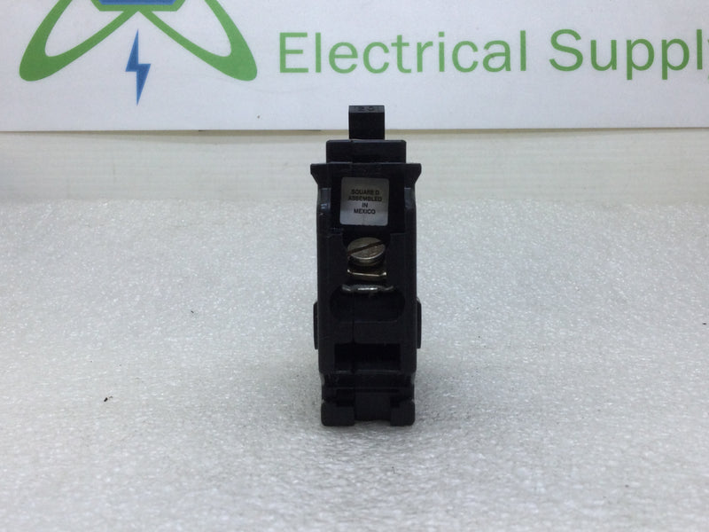 Square D HOM120 20 Amp 1 Pole 120/240V Circuit Breaker - White Sticker