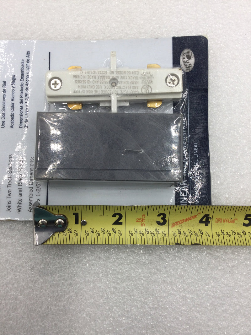 Hampton Bay 621815 Track Lighting Straight Connector 120 VAC 60 Hz