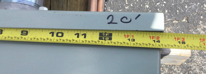 Eaton BR/FPCL200A-20' 200 Amp 1 Phase 120/240V 20' Load center/Meter Power Pole