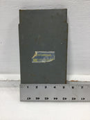 Sylvania RS2-60NA 60 Amp 240V Disconnect Cover Only 9 3/4" x 5 1/4"