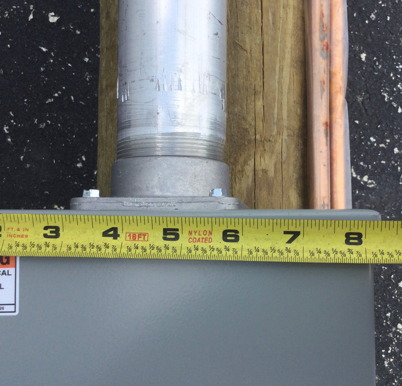 Eaton BR/FPCL200A-20' 200 Amp 1 Phase 120/240V 20' Load center/Meter Power Pole