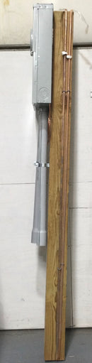 Meter Power Pole with Eaton MBT48B200BTS/FPCL 200A-UG 200 Amp 1 Phase 120/240V Temp Power Pole