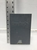 DiversiTech DDS-60U 60 Amp 120/240V Disconnect Cover Only w/o Hinges 7 1/2" x 5"