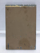 Nema 3R Panel Cover Only 10 3/4" x 7 1/4"