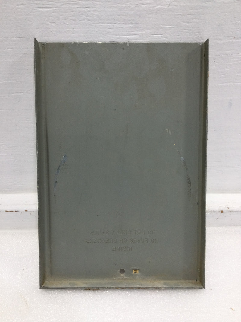 Nema 3R Panel Cover Only 10 3/4" x 7 1/4"