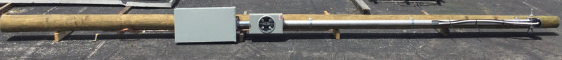 Eaton BR/FPCL200A-20' 200 Amp 1 Phase 120/240V 20' Load center/Meter Power Pole