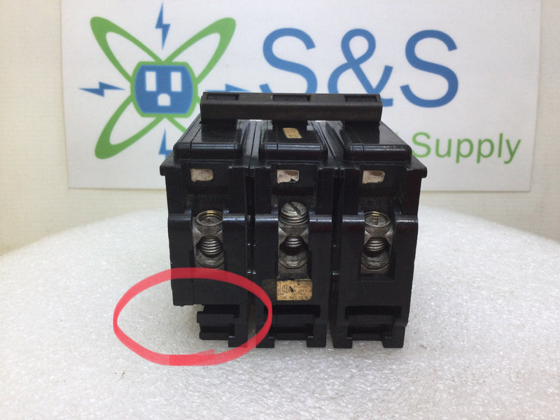 ITE QP3-B060 60 Amp 3 Pole Circuit Breaker - Cosmetic Flaw