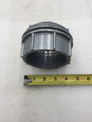 O-Z/Gedney CHM-300DT 3" Rigid/IMC Water Tight Insulated Hub Zinc Finish