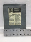 Square D DU222RB 60 Amp 240V Disconnect Cover Only 9" x 6 5/8"