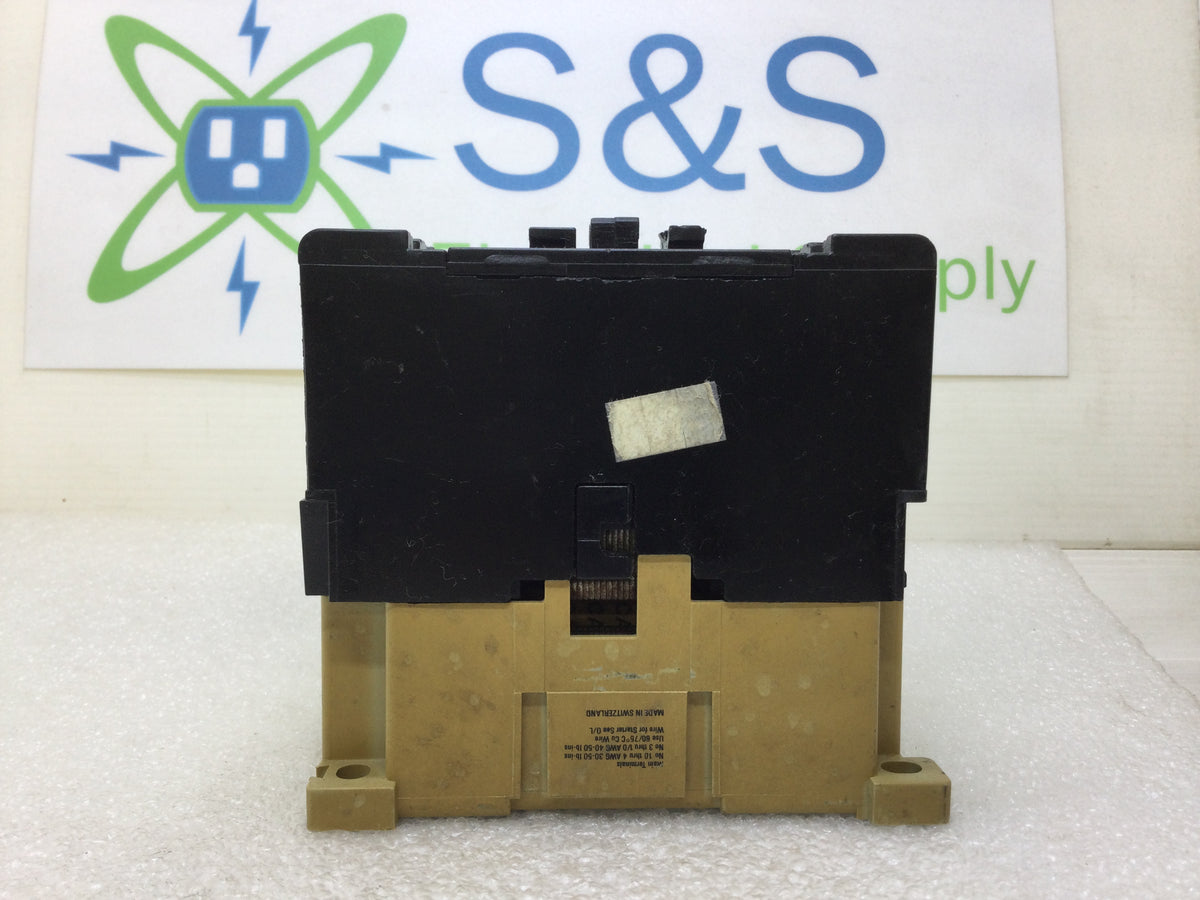 Sprecher & Schuh CA3-43-N-11 45 Amp 220-600 VAC 3 Pole Motor Starter w