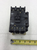 Sprecher & Schuh CA3-43-N-11 45 Amp 220-600 VAC 3 Pole Motor Starter with CT3-42 Overload Relay and 120 VAC Coil